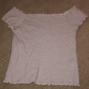 Striped crop top